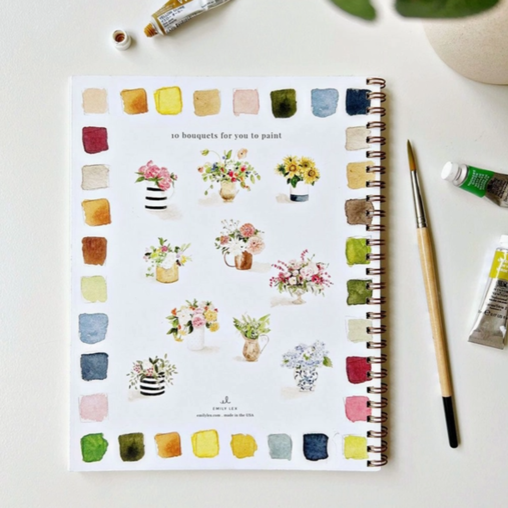 Emily lex studio Emily lex studio bouquets watercolor workbook