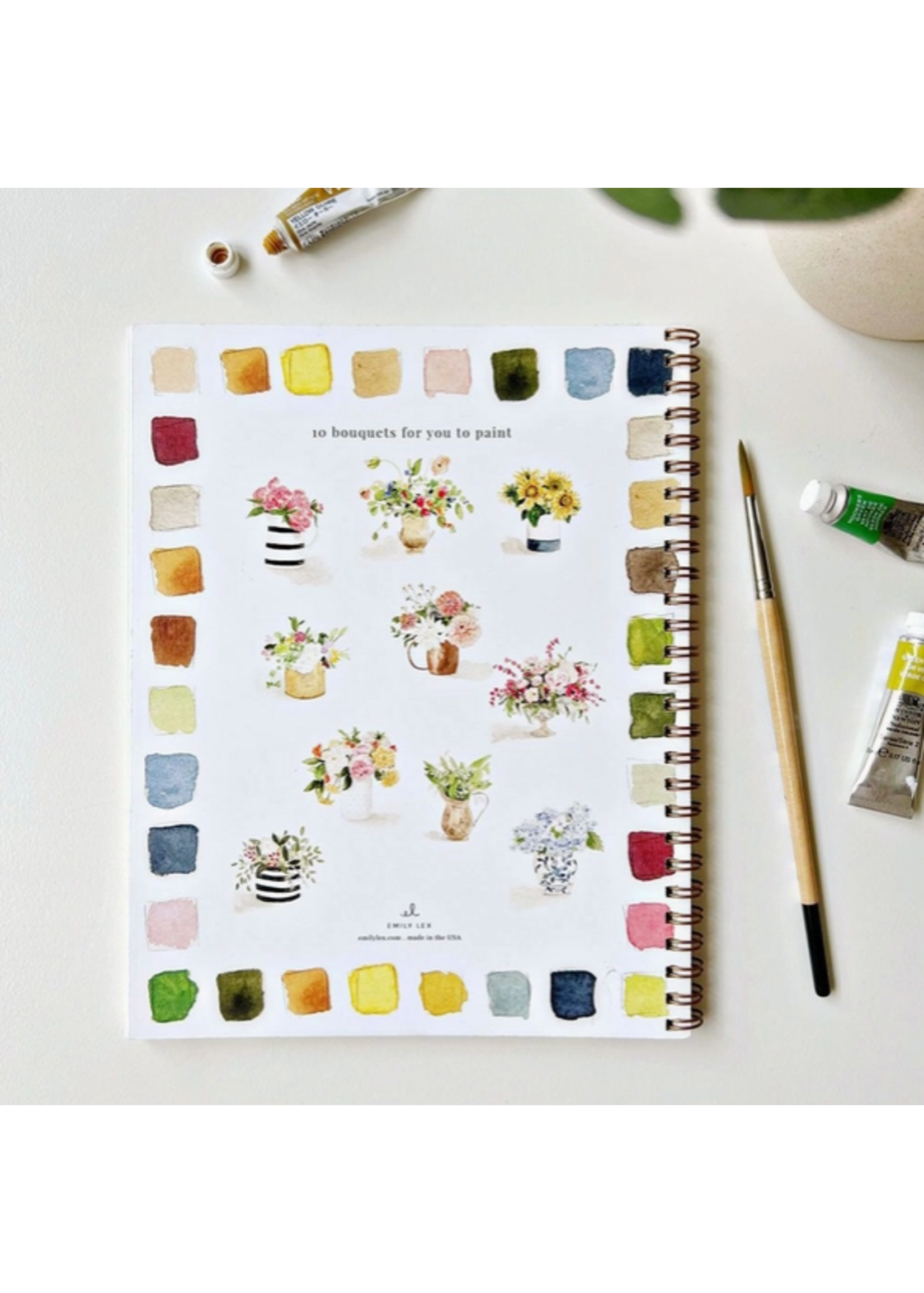 Emily lex studio Emily lex studio bouquets watercolor workbook