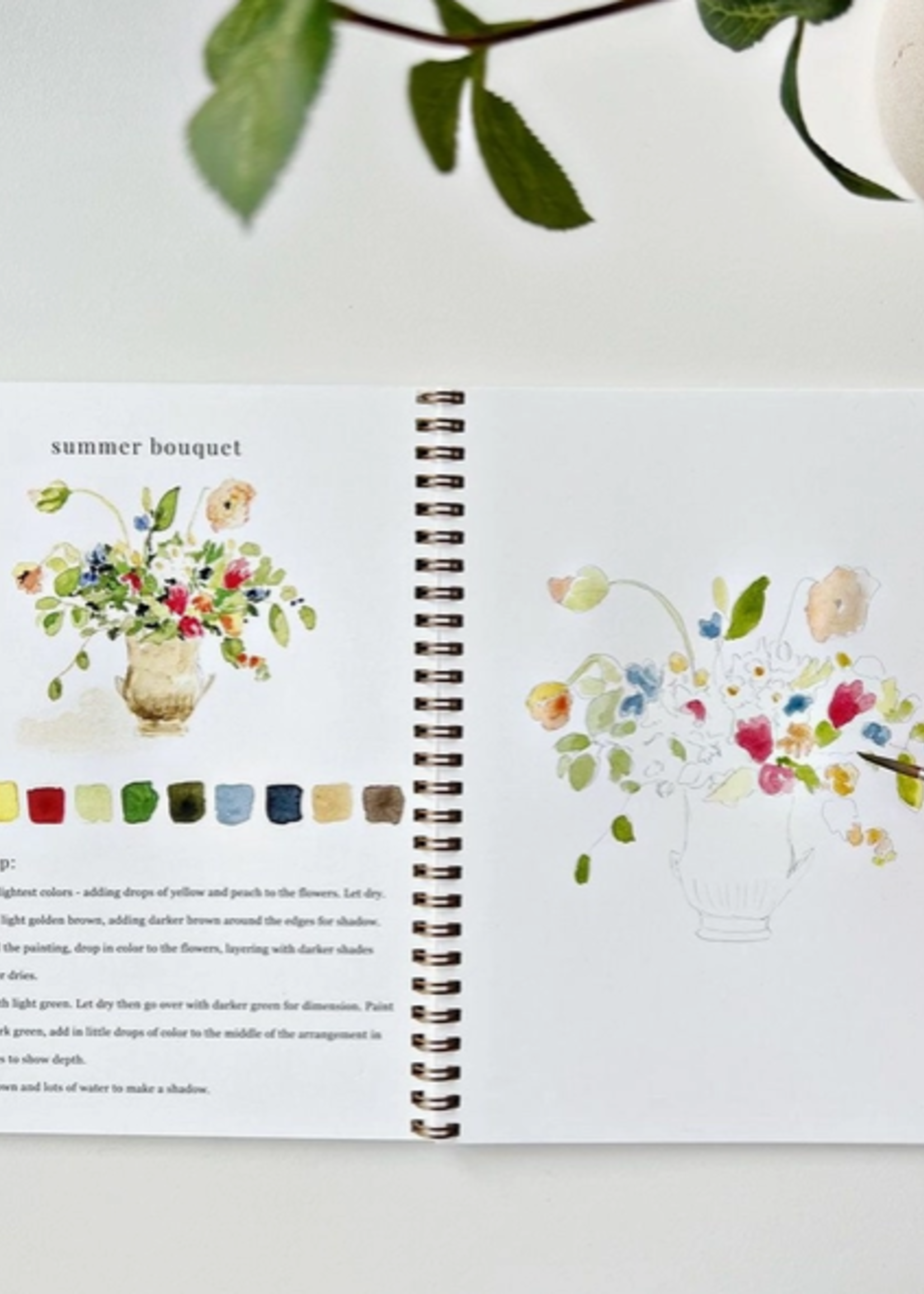 Emily lex studio Emily lex studio bouquets watercolor workbook