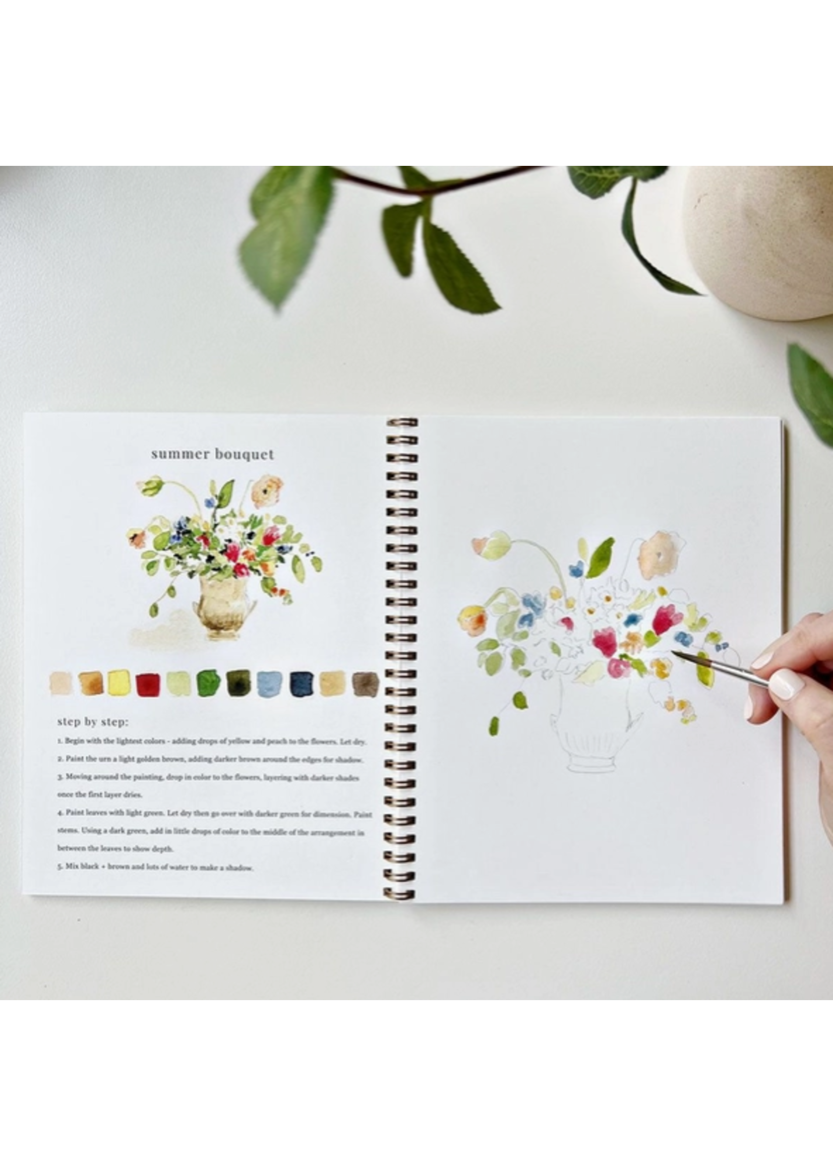Emily lex studio Emily lex studio bouquets watercolor workbook