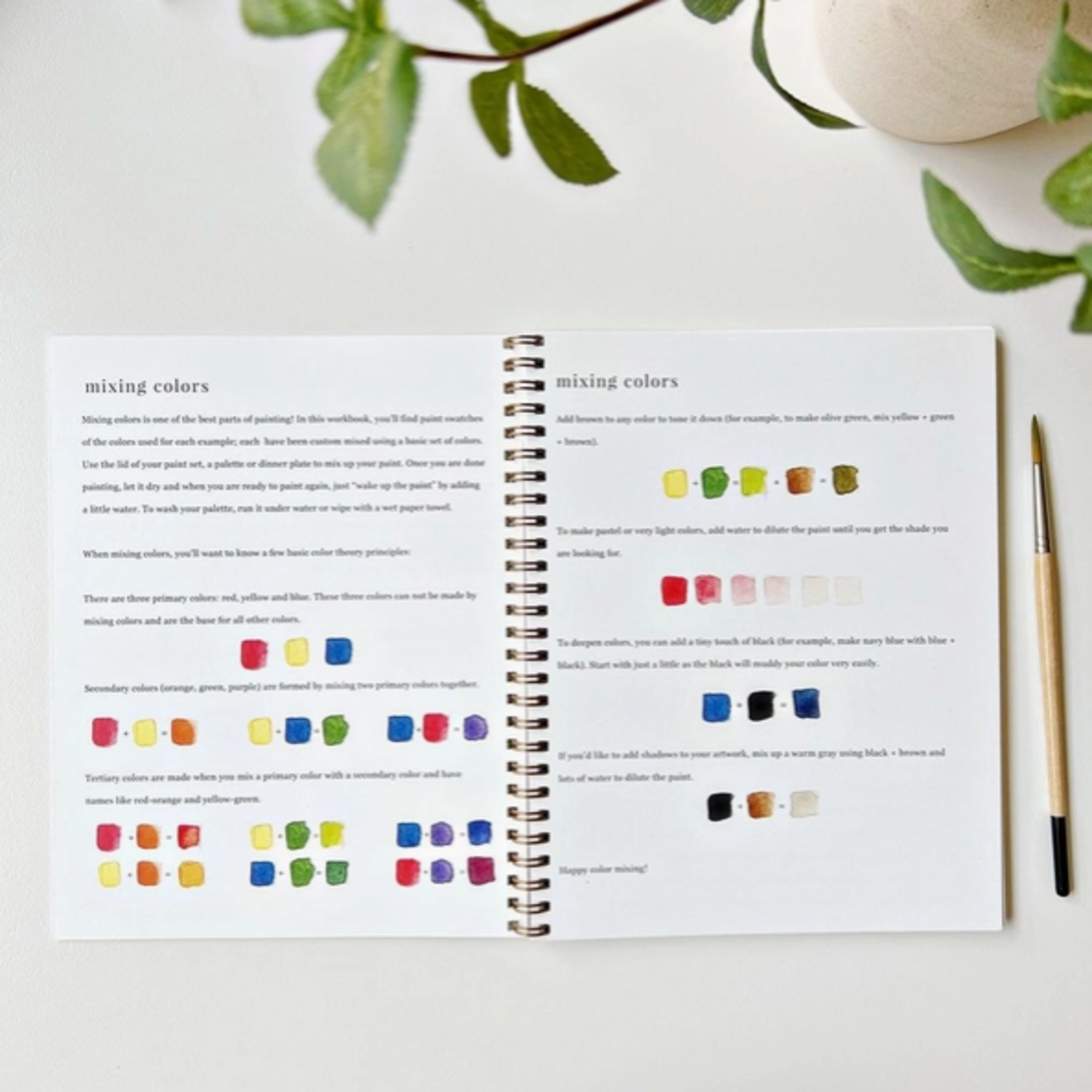 Emily lex studio Emily lex studio bouquets watercolor workbook