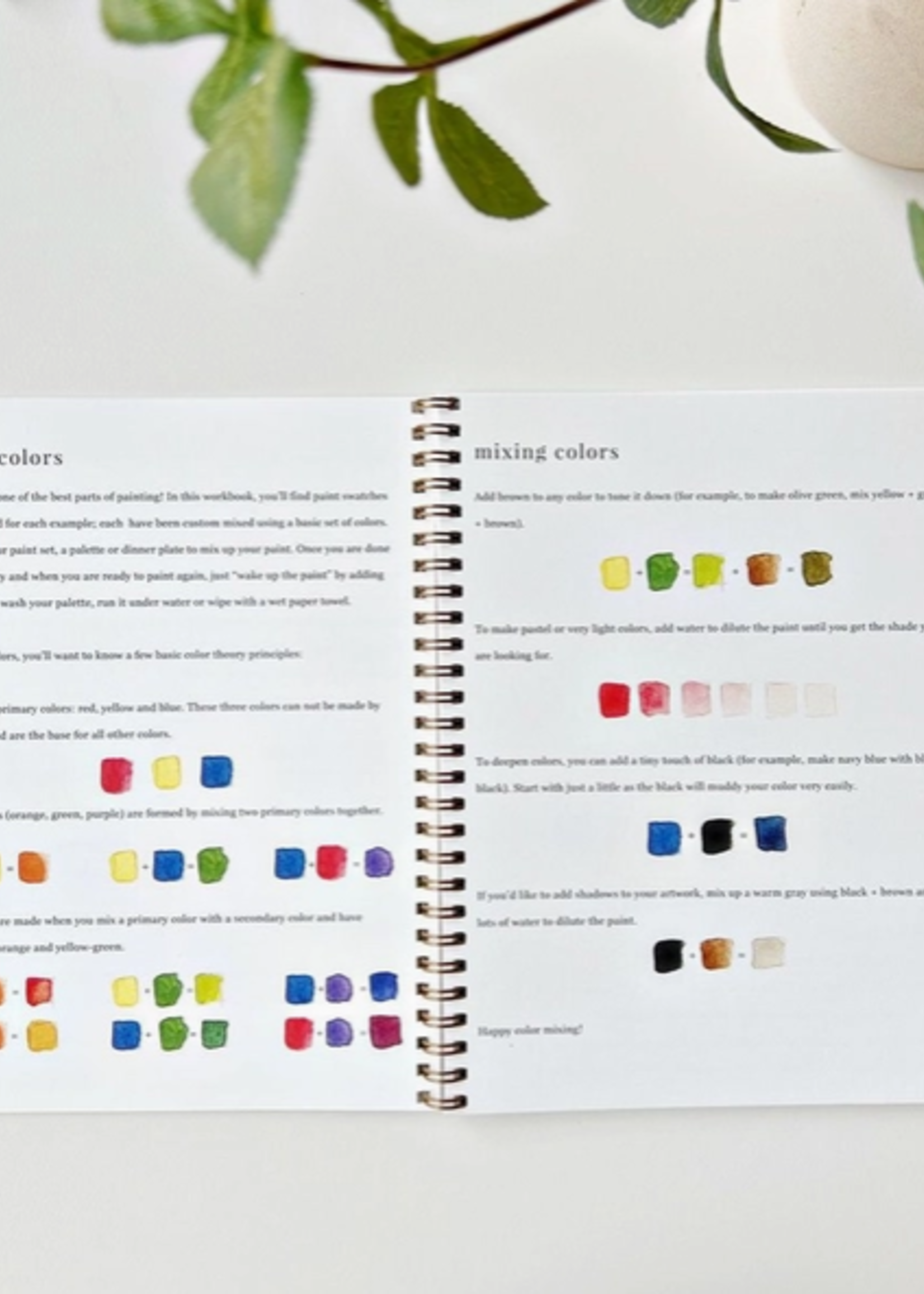 Emily lex studio Emily lex studio bouquets watercolor workbook