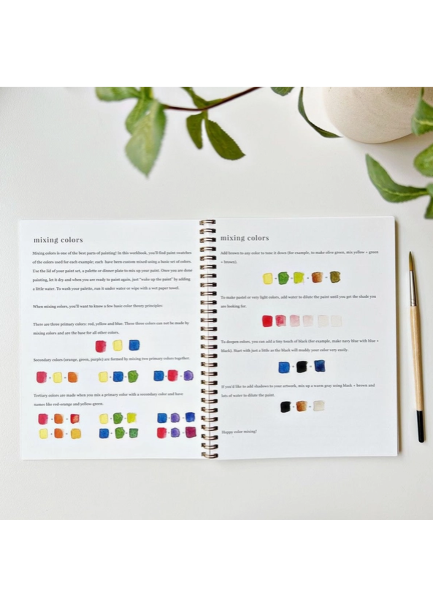 Emily lex studio Emily lex studio bouquets watercolor workbook