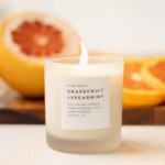 slow north Slow North Grapefruit + Spearmint Frosted Candle