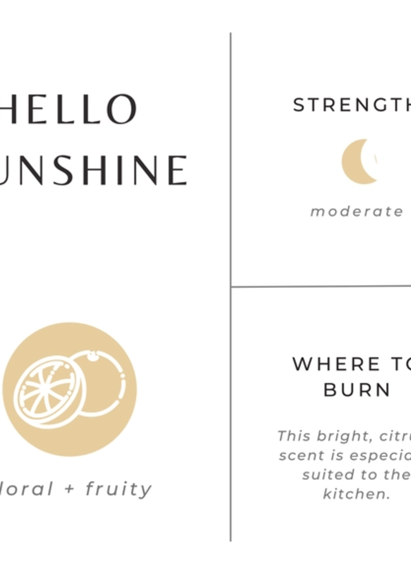 slow north Slow North Travel Tin Candles hello sunshine 6 oz