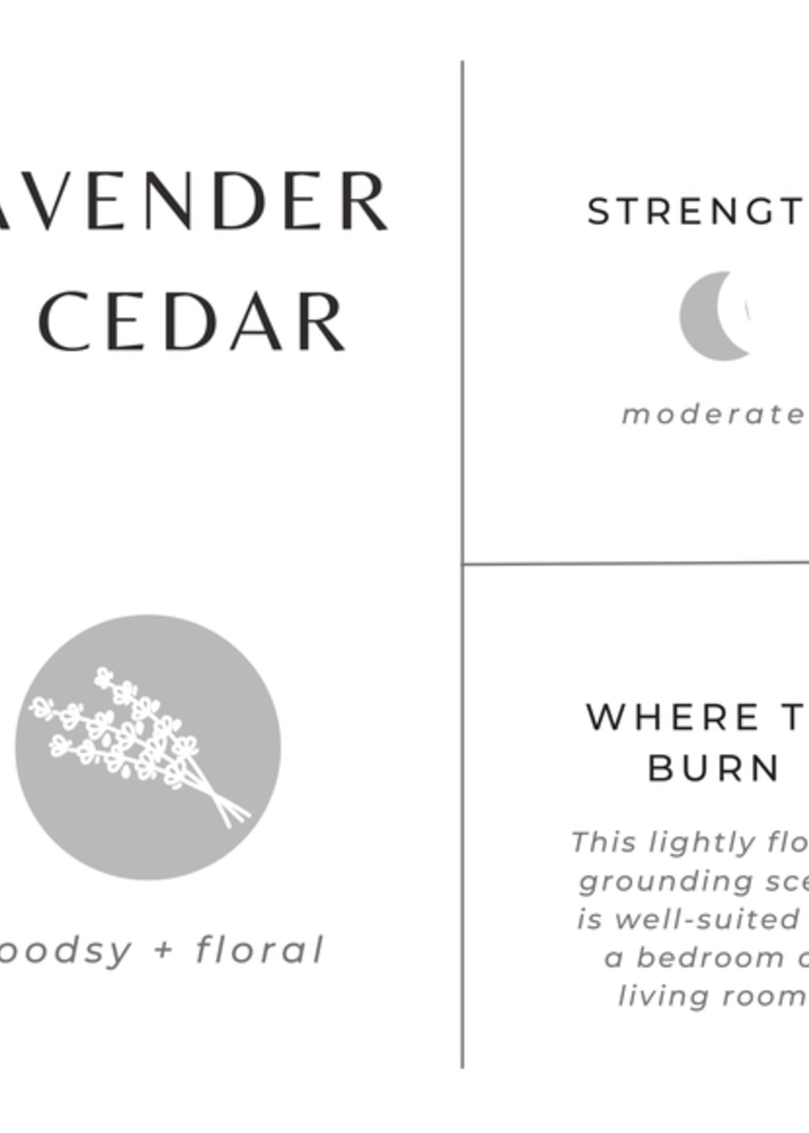 slow north Slow North Travel Tin   Candles | Lavender + Cedar (6 oz.)