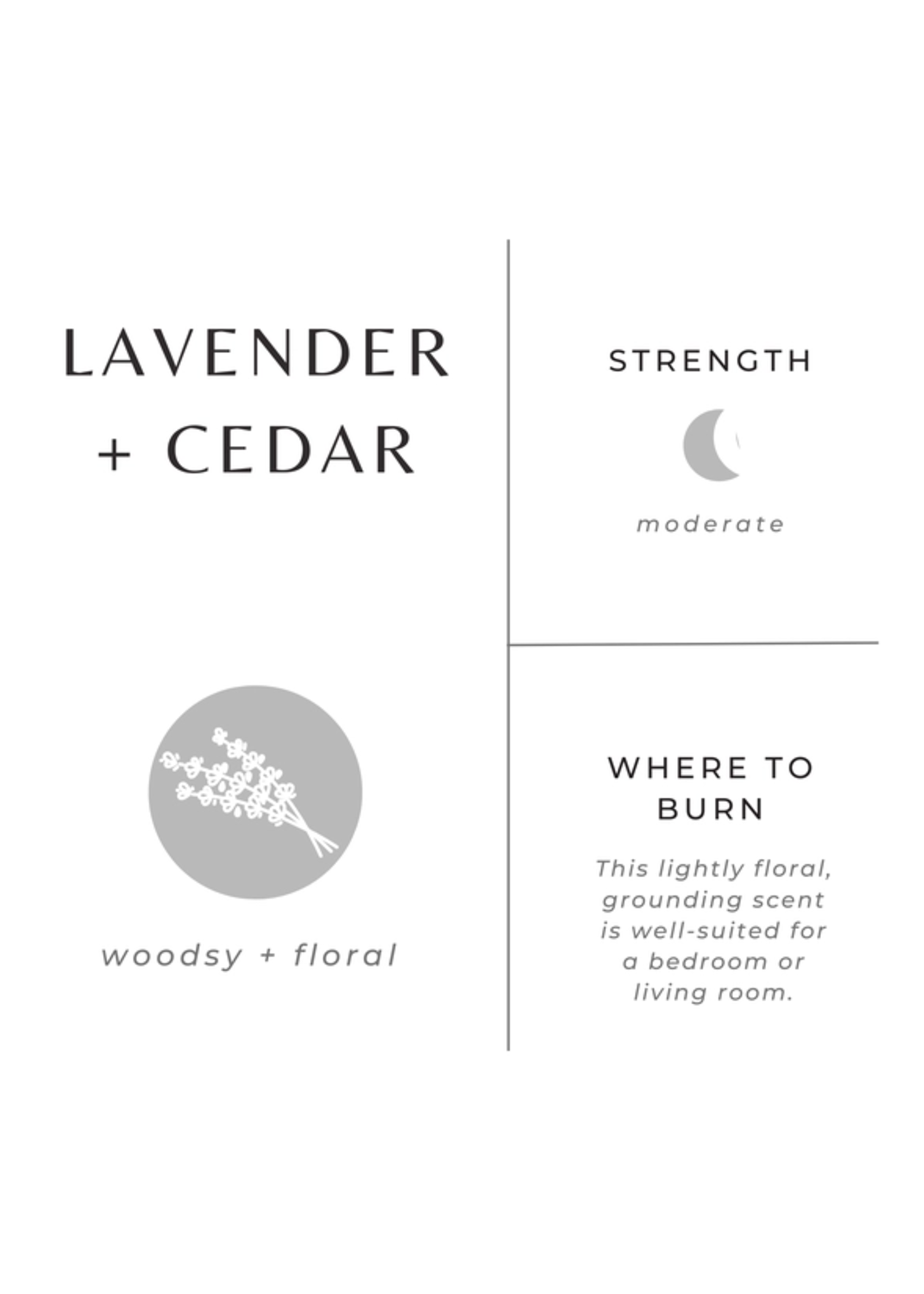 slow north Slow North Travel Tin   Candles | Lavender + Cedar (6 oz.)