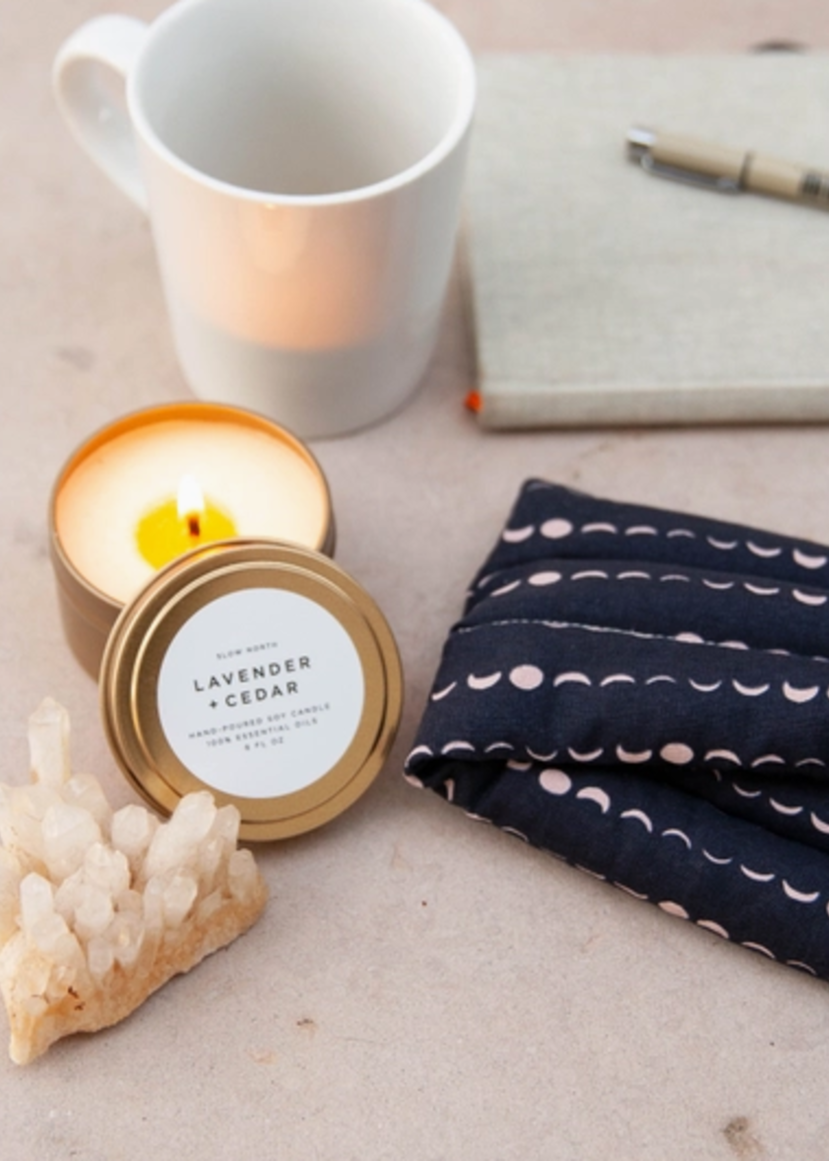 slow north Slow North Travel Tin   Candles | Lavender + Cedar (6 oz.)