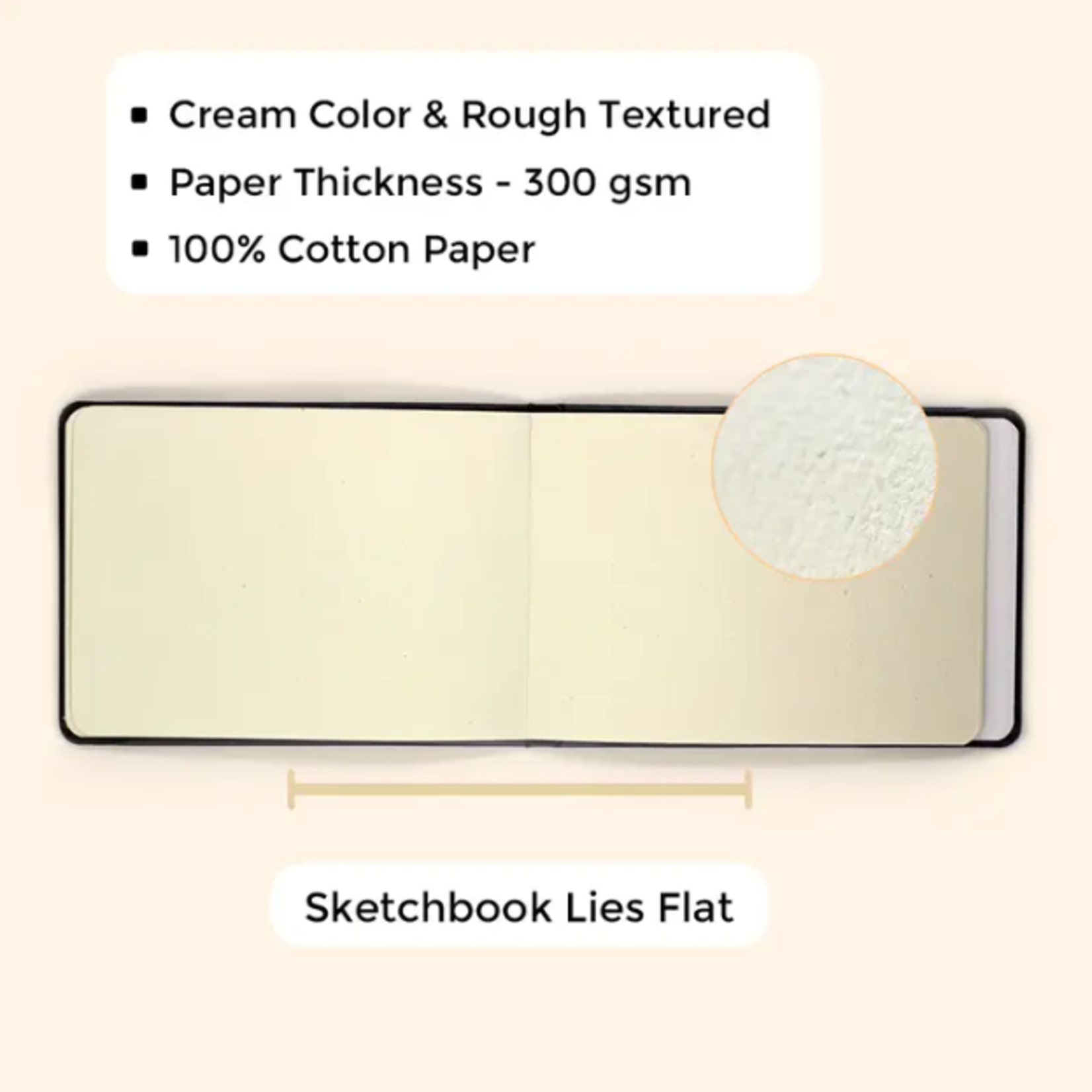 Viviva Colors Viviva Colors Sketchbook A5 100% cotton handmade paper