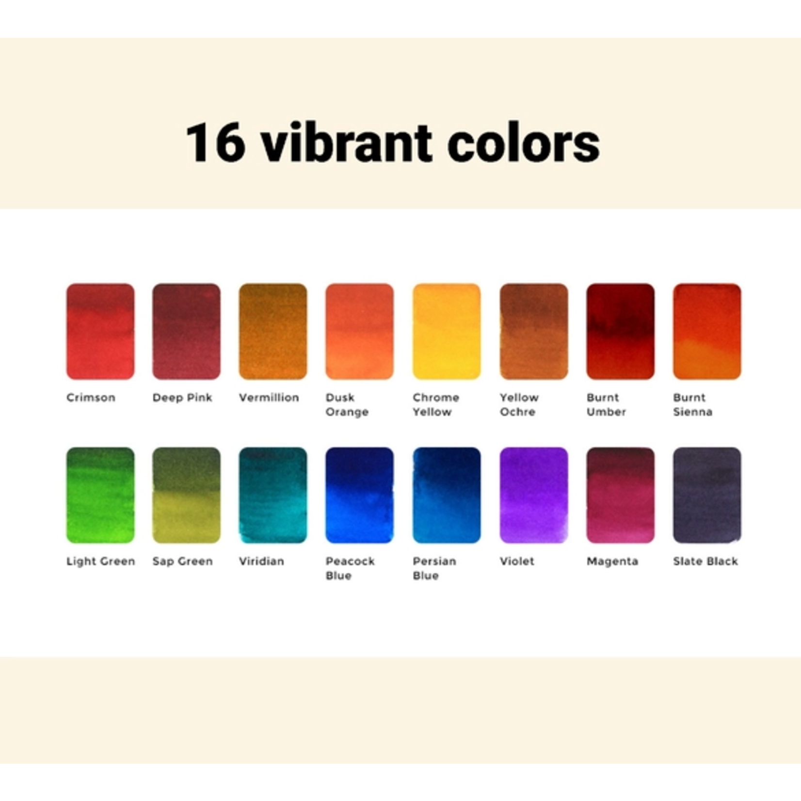 Viviva Colors Viviva Colors Colorsheets  Original 16 Watercolors