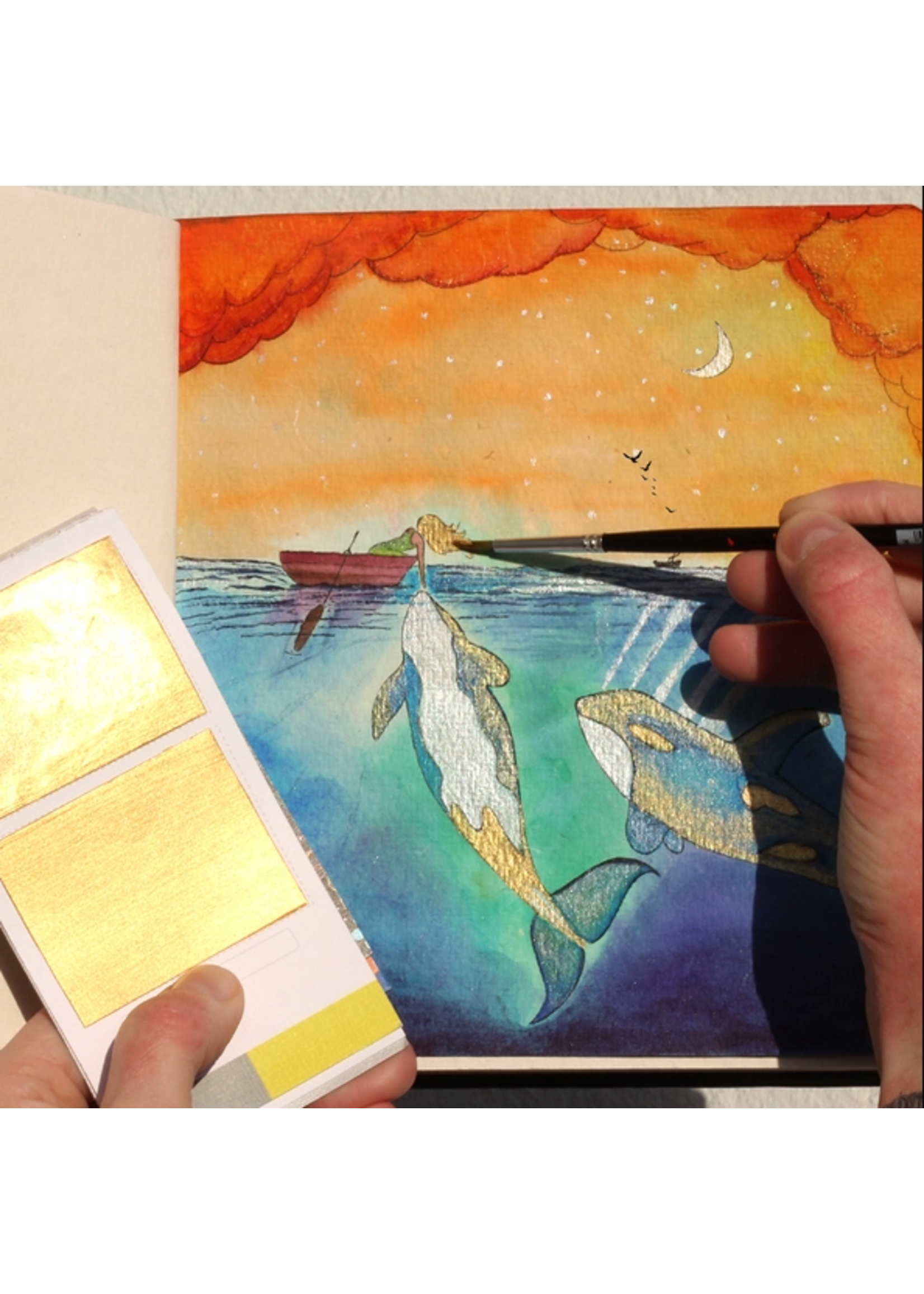 Viviva Colors Viviva Colors Colorsheets  Metallics  10 Watercolors