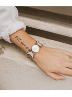 Matr Boomie Rajani Moon Phase Cuff Bracelet  Mother of Pearl JMB 200