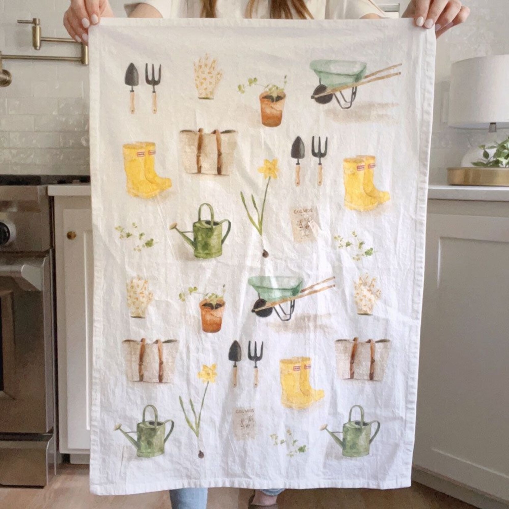 Emily lex studio Tea towel gardening tea
