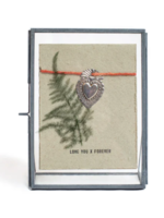 Sugarboo & Co. Sugarboo AC337 4x6 vertical zinc finish standing picture frame