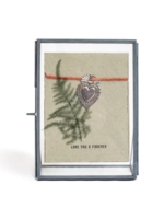 Sugarboo & Co. Sugarboo AC337 4x6 vertical zinc finish standing picture frame