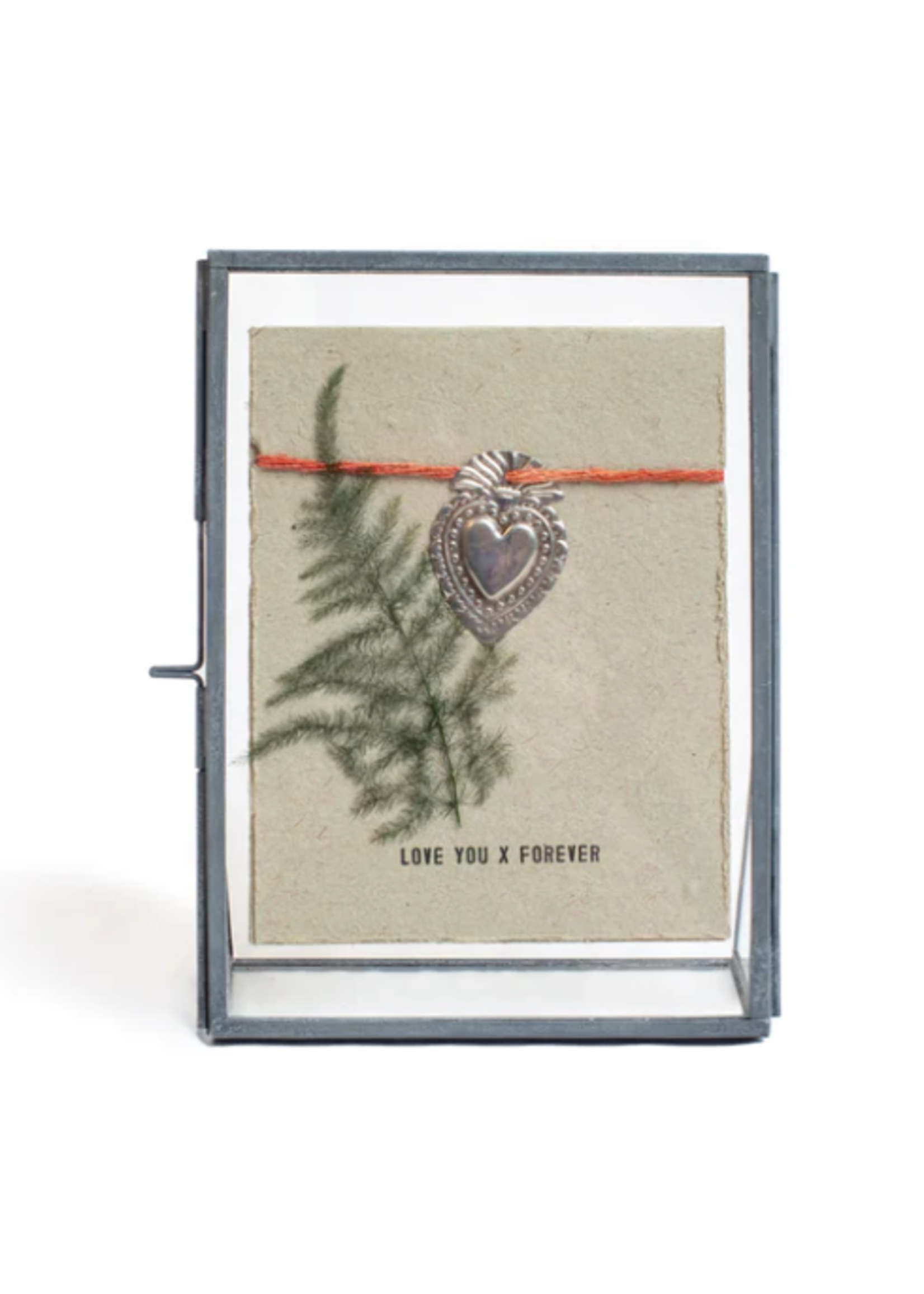 Sugarboo & Co. Sugarboo AC337 4x6 vertical zinc finish standing picture frame