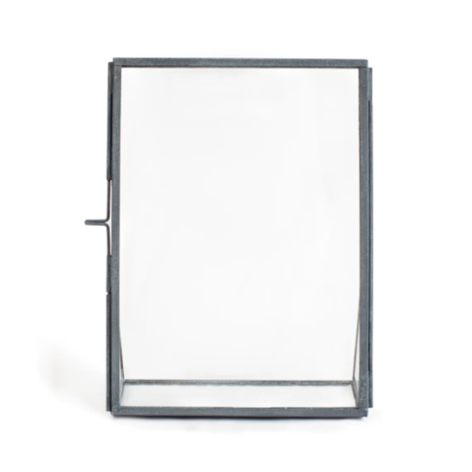 Sugarboo & Co. Sugarboo AC337 4x6 vertical zinc finish standing picture frame