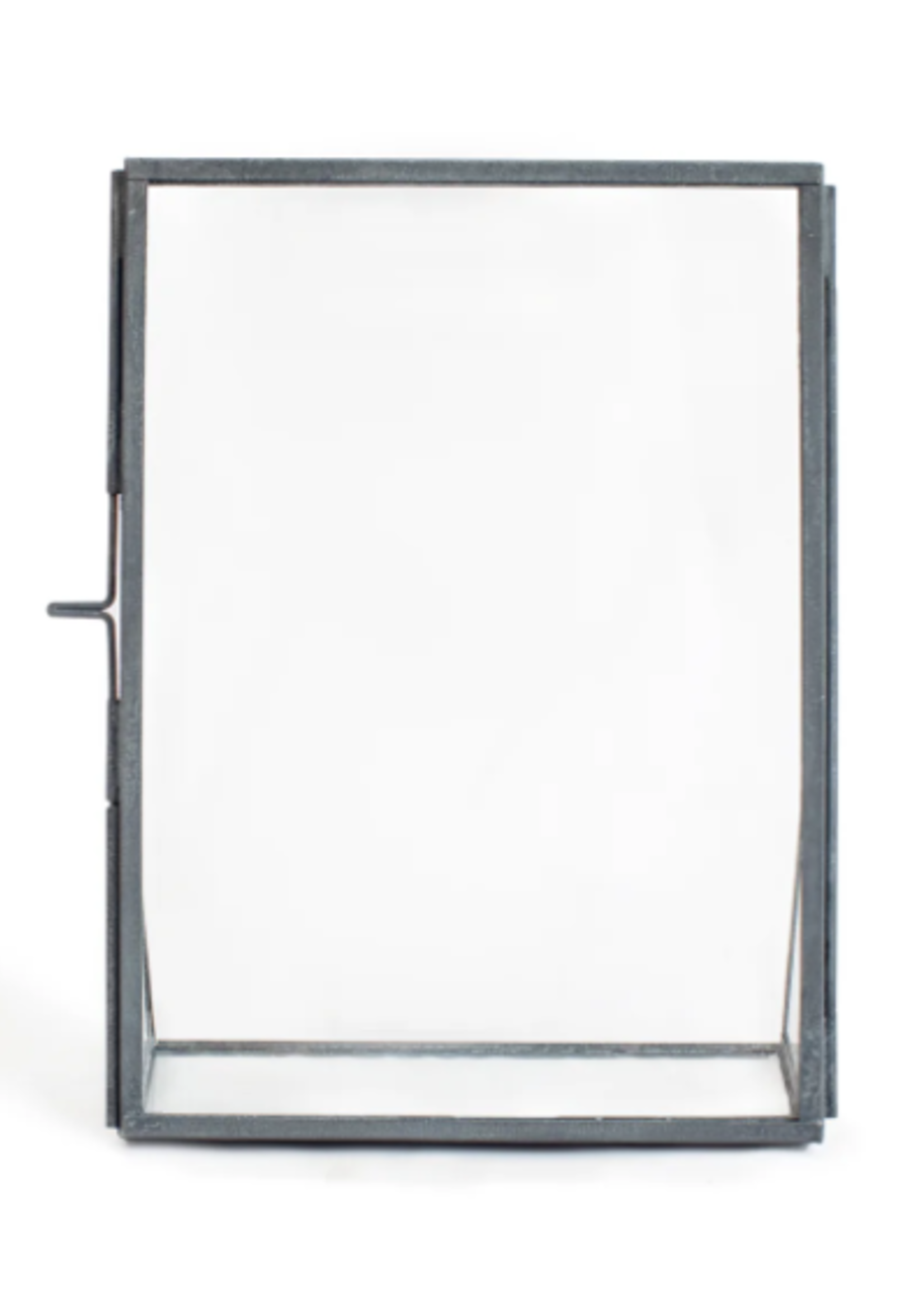 Sugarboo & Co. Sugarboo AC337 4x6 vertical zinc finish standing picture frame