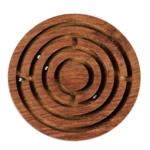 Matr Boomie Classic Labyrinth Game  Hand Carved Wood AEH 204