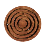 Matr Boomie Classic Labyrinth Game  Hand Carved Wood AEH 204
