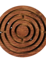 Matr Boomie Classic Labyrinth Game  Hand Carved Wood AEH 204