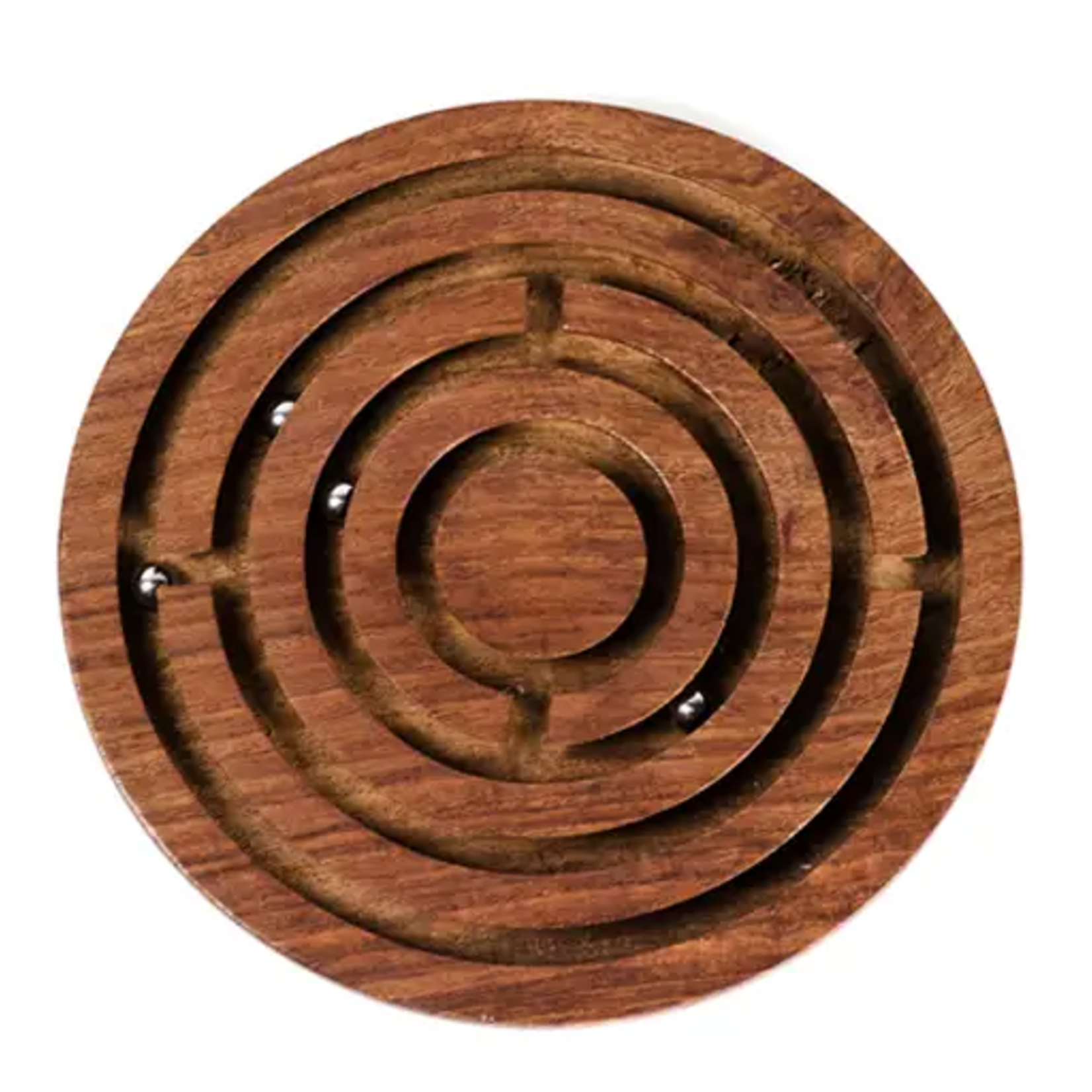 Matr Boomie Classic Labyrinth Game  Hand Carved Wood AEH 204
