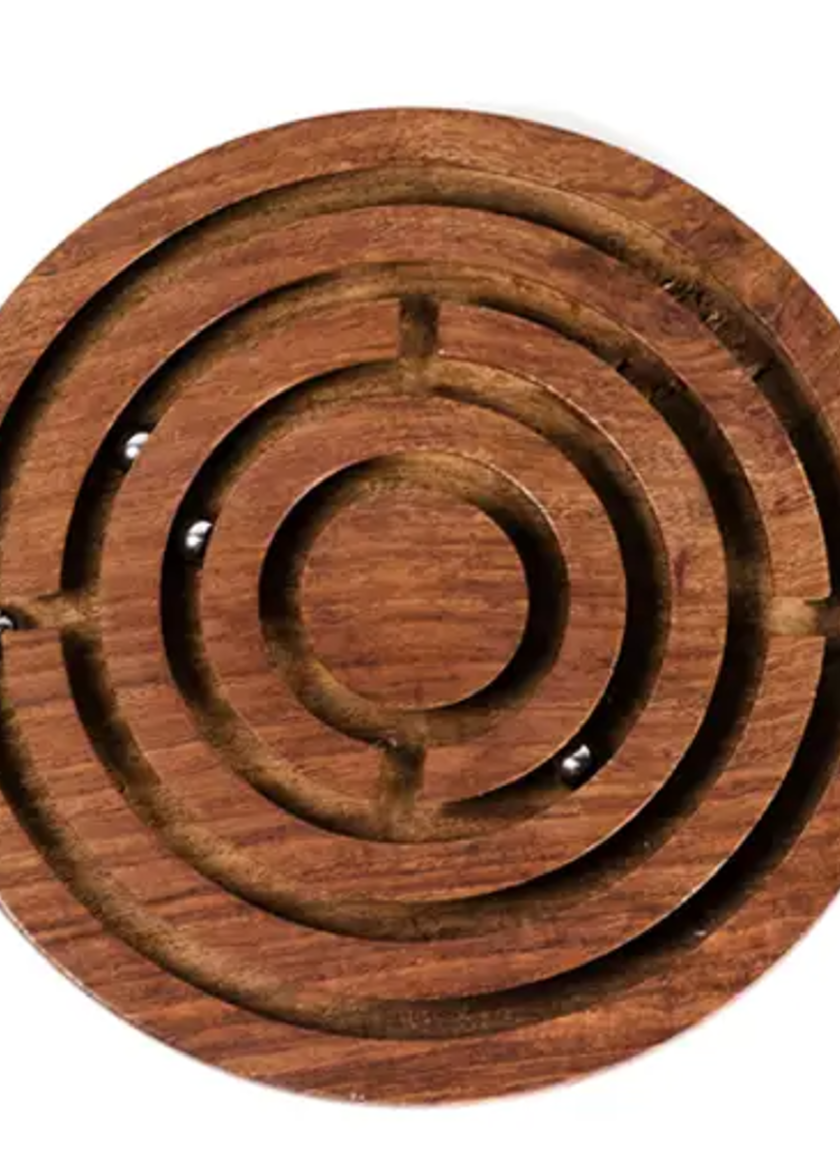 Matr Boomie Classic Labyrinth Game  Hand Carved Wood AEH 204