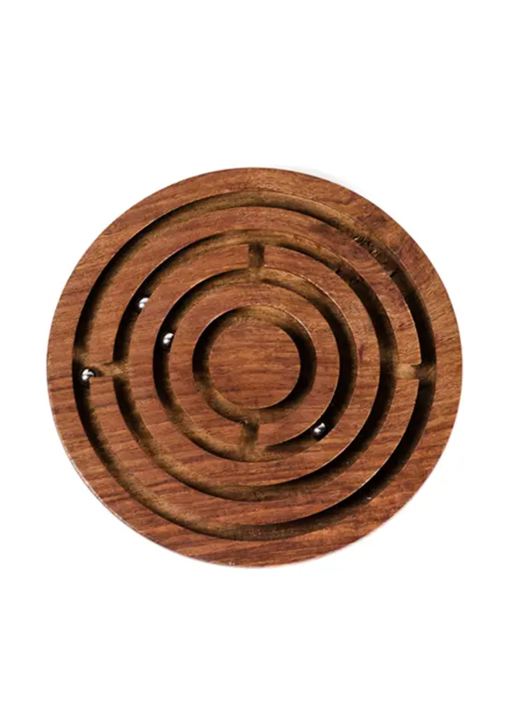 Matr Boomie Classic Labyrinth Game  Hand Carved Wood AEH 204
