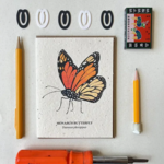 The Bower Studio The Bower Studio plantable seed card Monarch
