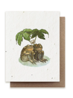 The Bower Studio The Bower Studio plantable seed card Two Toads