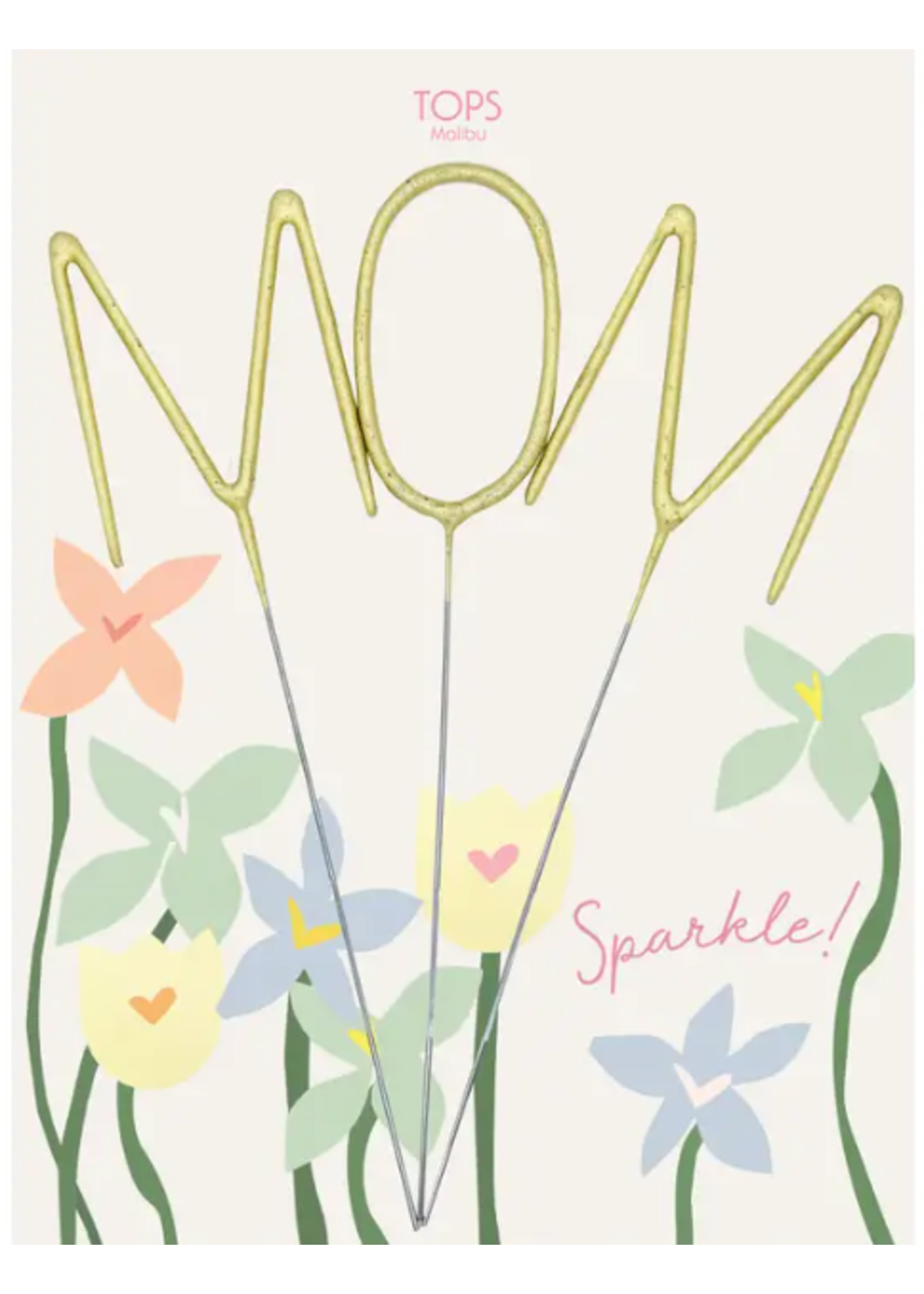 Tops Malibu big Golden Sparkler wand MOM