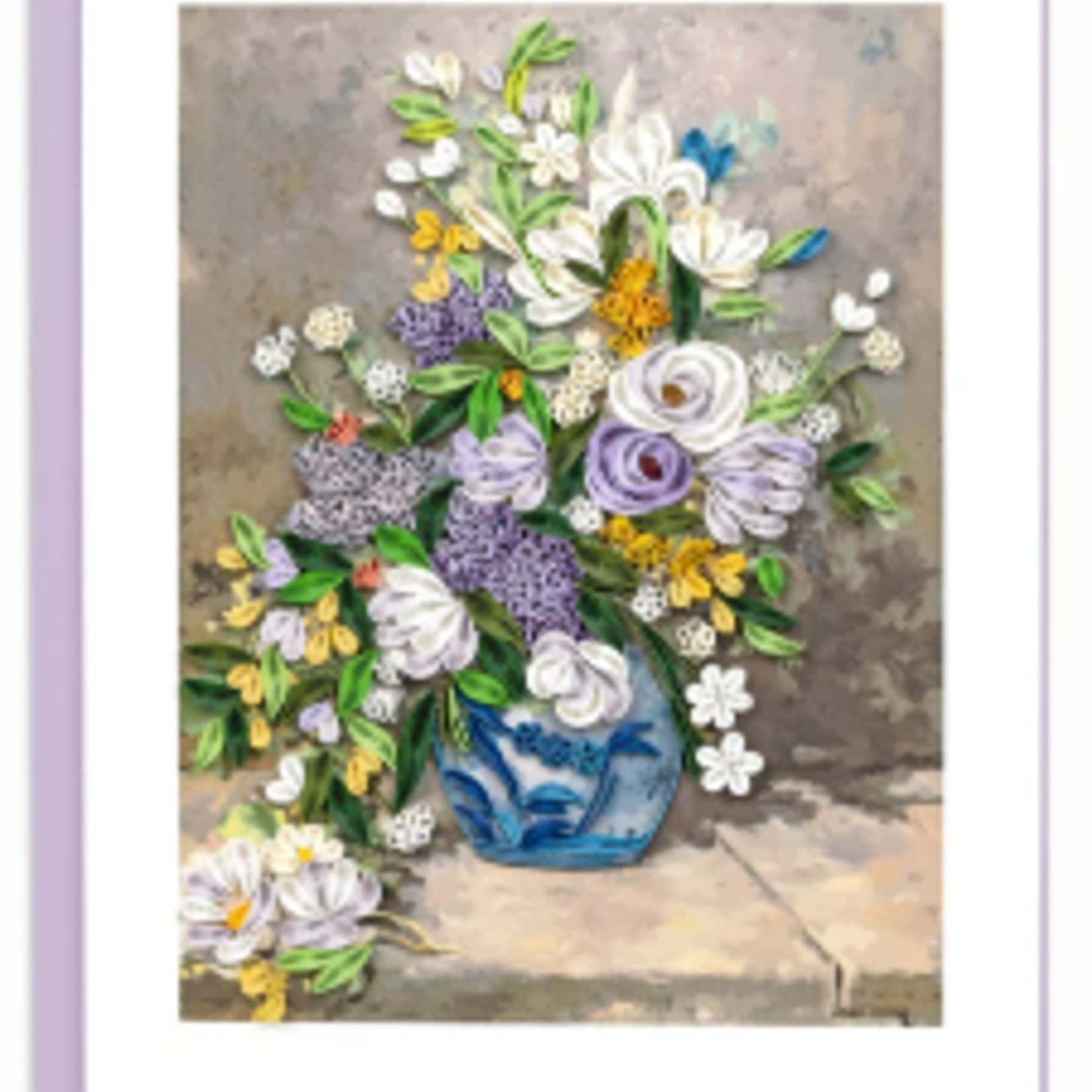 Quilling Card Quilling Card AS0010 Artist Series - Spring Bouquet, Renoir