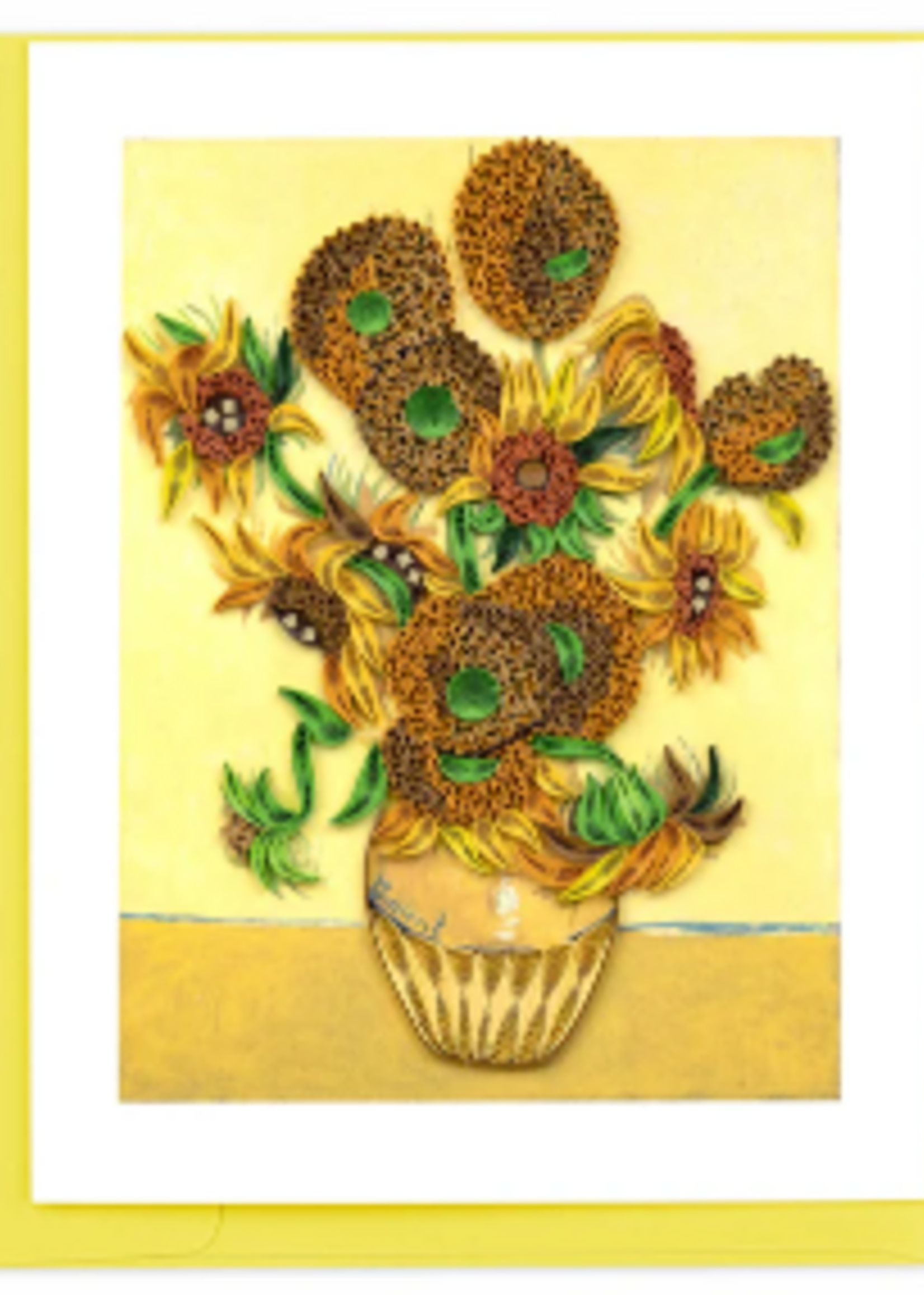 Quilling Card Quilling Card AS0012 Artist Series - Sunflowers Van Gogh