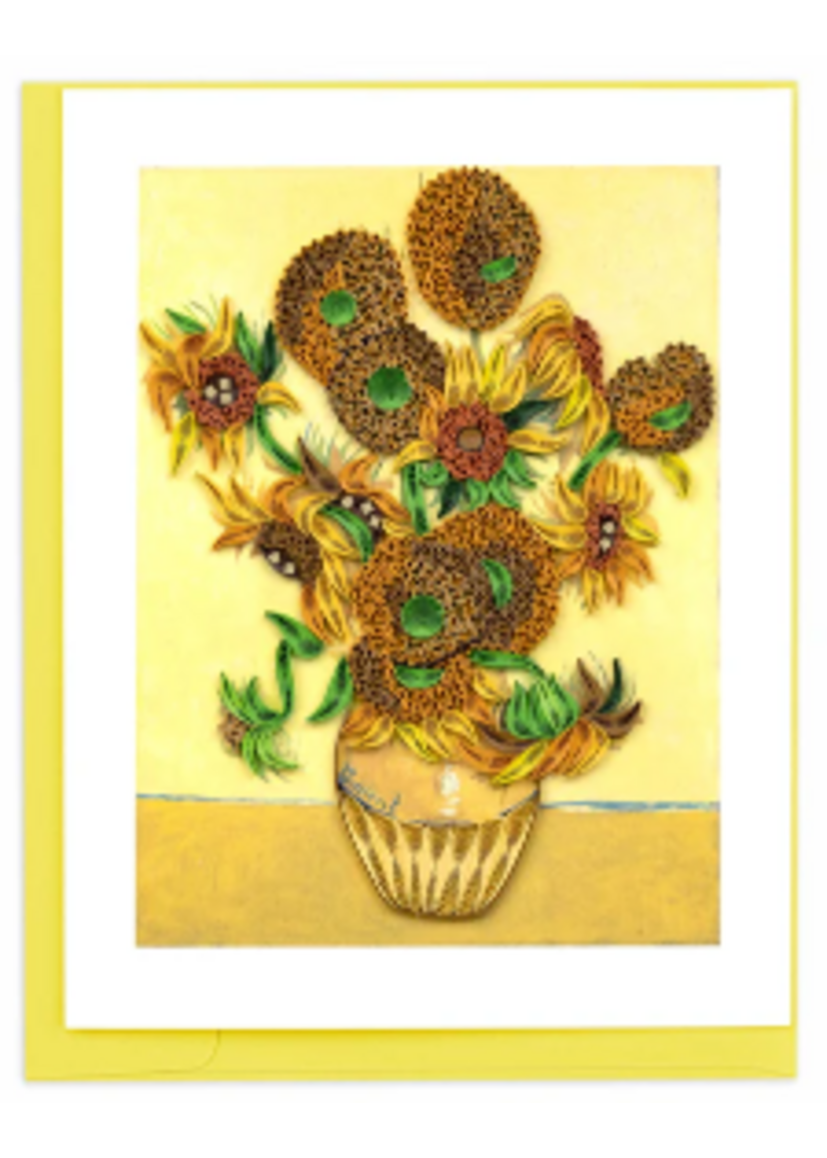 Quilling Card Quilling Card AS0012 Artist Series - Sunflowers Van Gogh