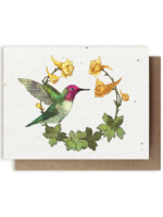 The Bower Studio The Bower Studio plantable seed Hummingbird and Larkspur