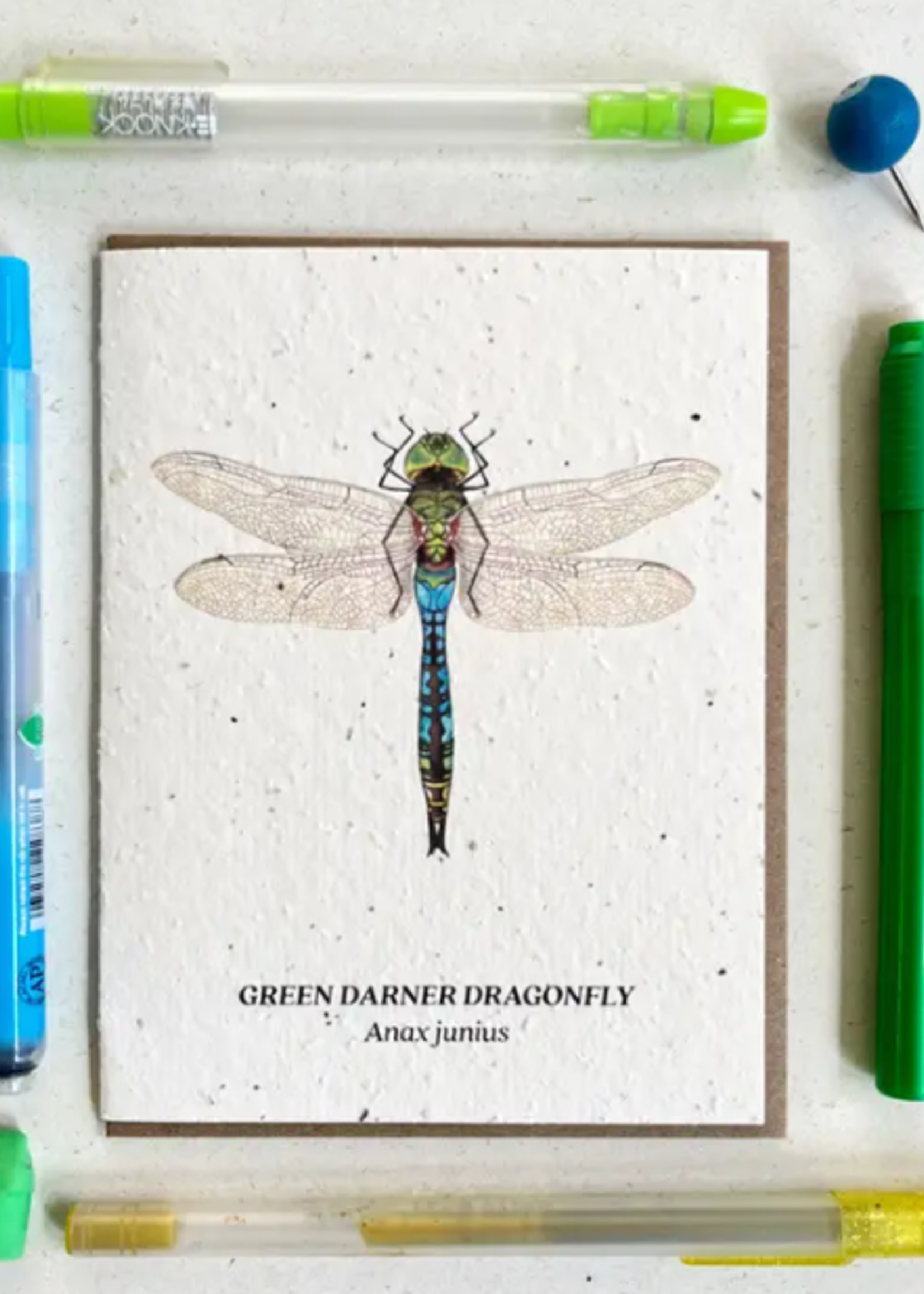 The Bower Studio The Bower Studio plantable seed card Dragonfly