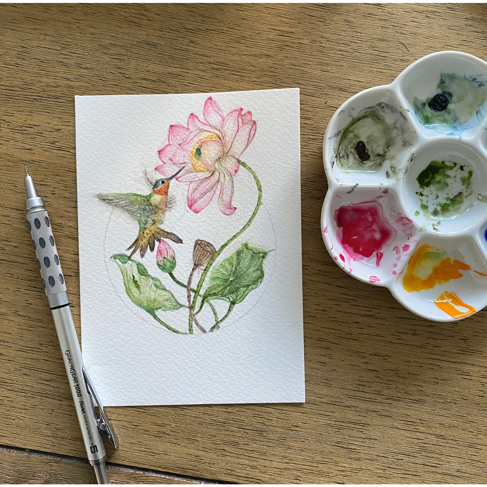 My Muses Card Shop Artful Watercolors ~ A Beginner's Watercolor Workshop with Abhi