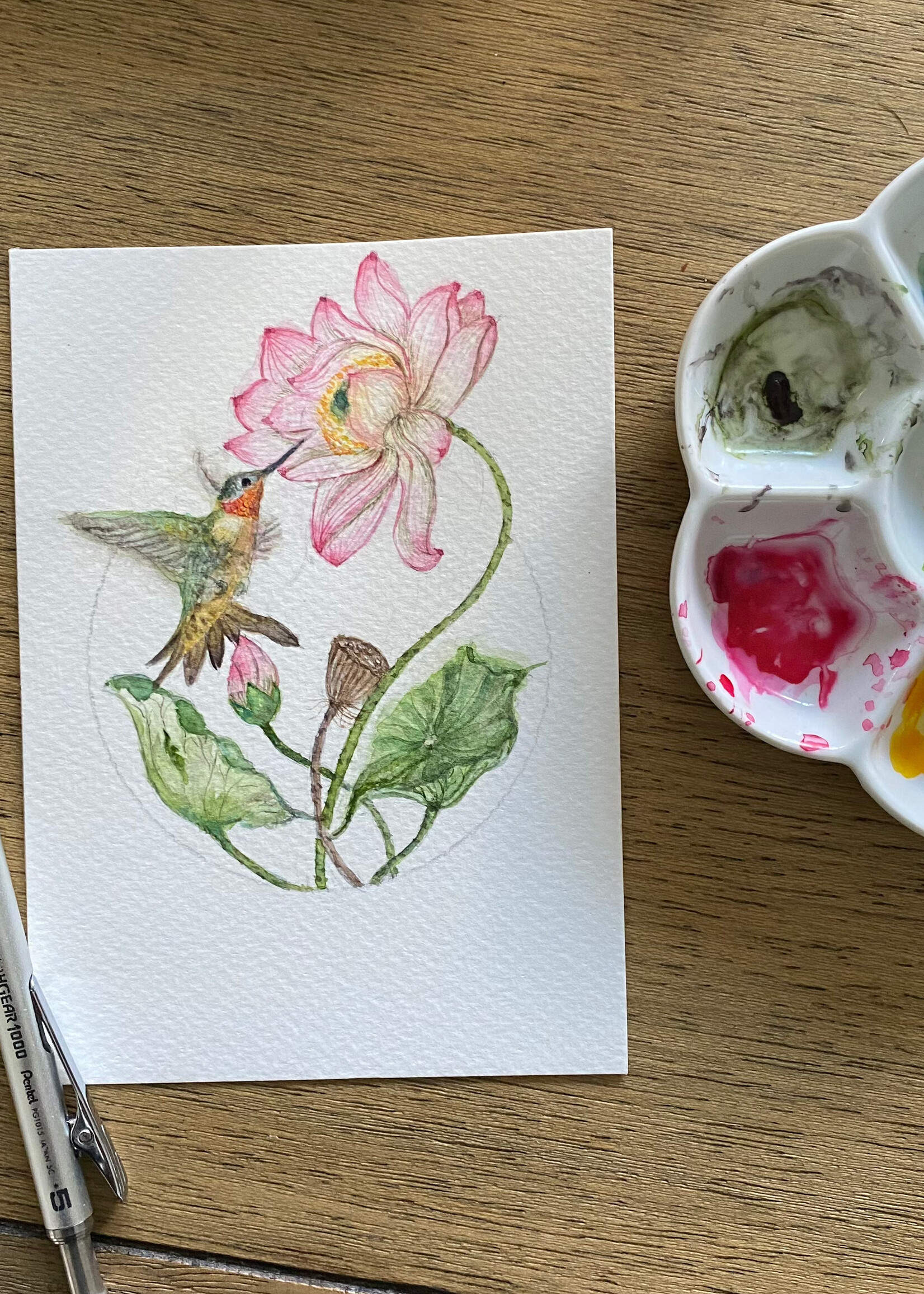 My Muses Card Shop Artful Watercolors ~ A Beginner's Watercolor Workshop with Abhi ( Nov  2nd )