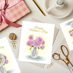 My Muses Card Shop My Muses Card Shop peonies Mother's Day  Greeting Cards