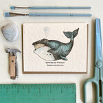 The Bower Studio The Bower Studio plantable seed Whale Ocean