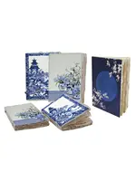 Epigram Epigram journal a6  Blue Japanese theme parchment paper notebook 10 x 15 cm
