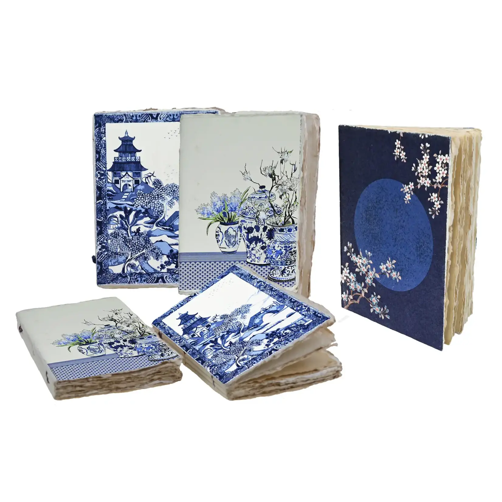 Epigram Epigram journal a6  Blue Japanese theme parchment paper notebook 10 x 15 cm