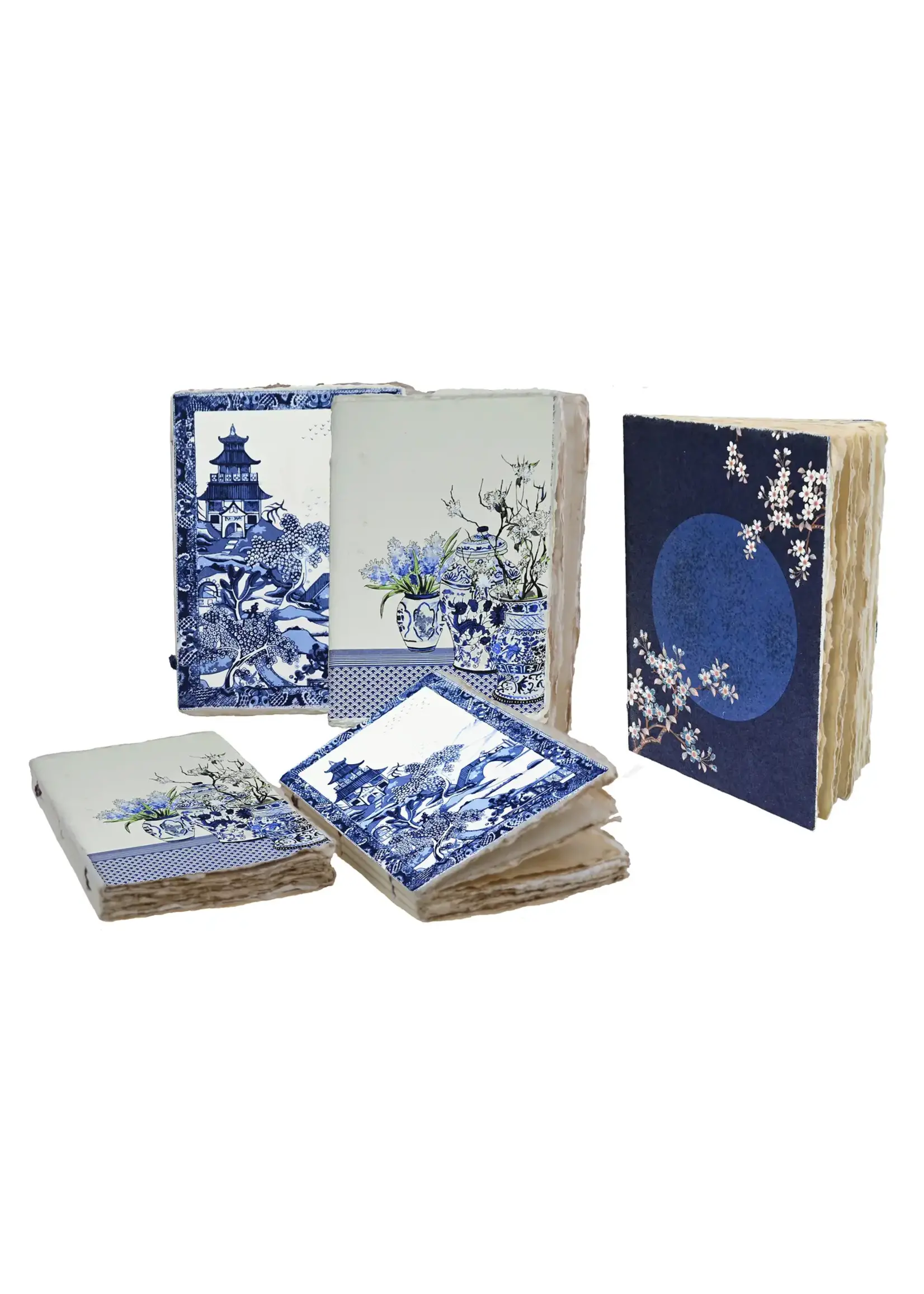 Epigram Epigram journal a6  Blue Japanese theme parchment paper notebook 10 x 15 cm