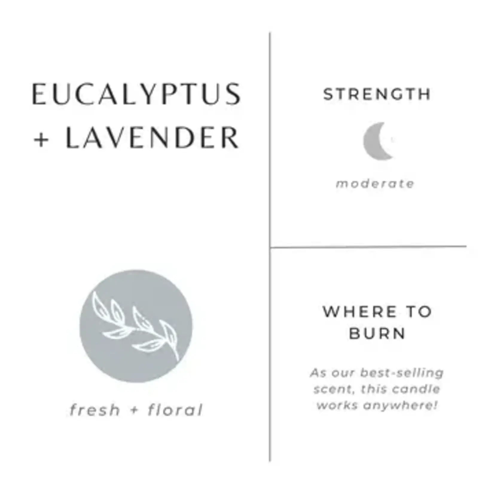 slow north Slow North Mini Candles 2 oz Eucalyptus lavender