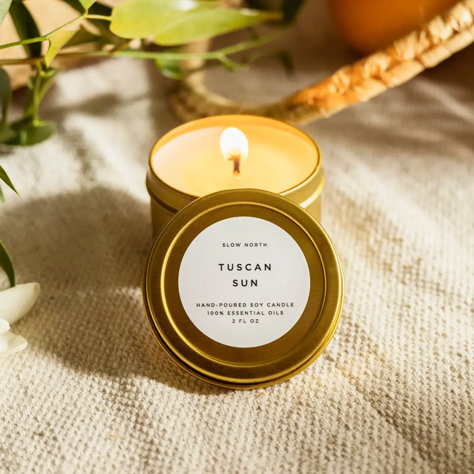 slow north Slow North Travel Tin Candles | Tuscan Sun (6 Oz)