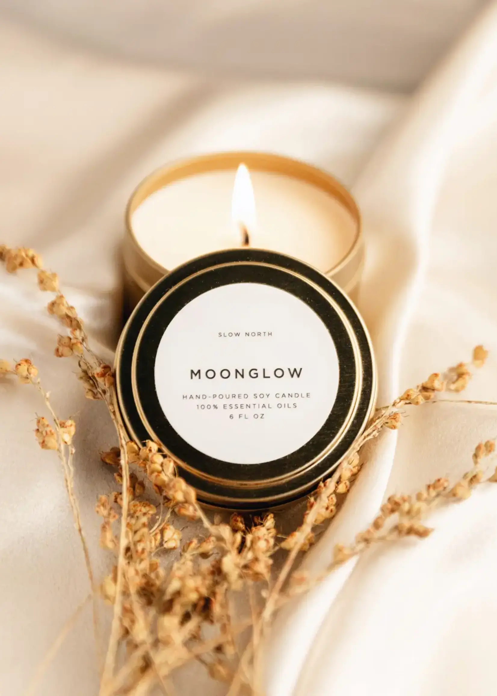 slow north Slow North Travel Tin Candles Moonglow 6 oz