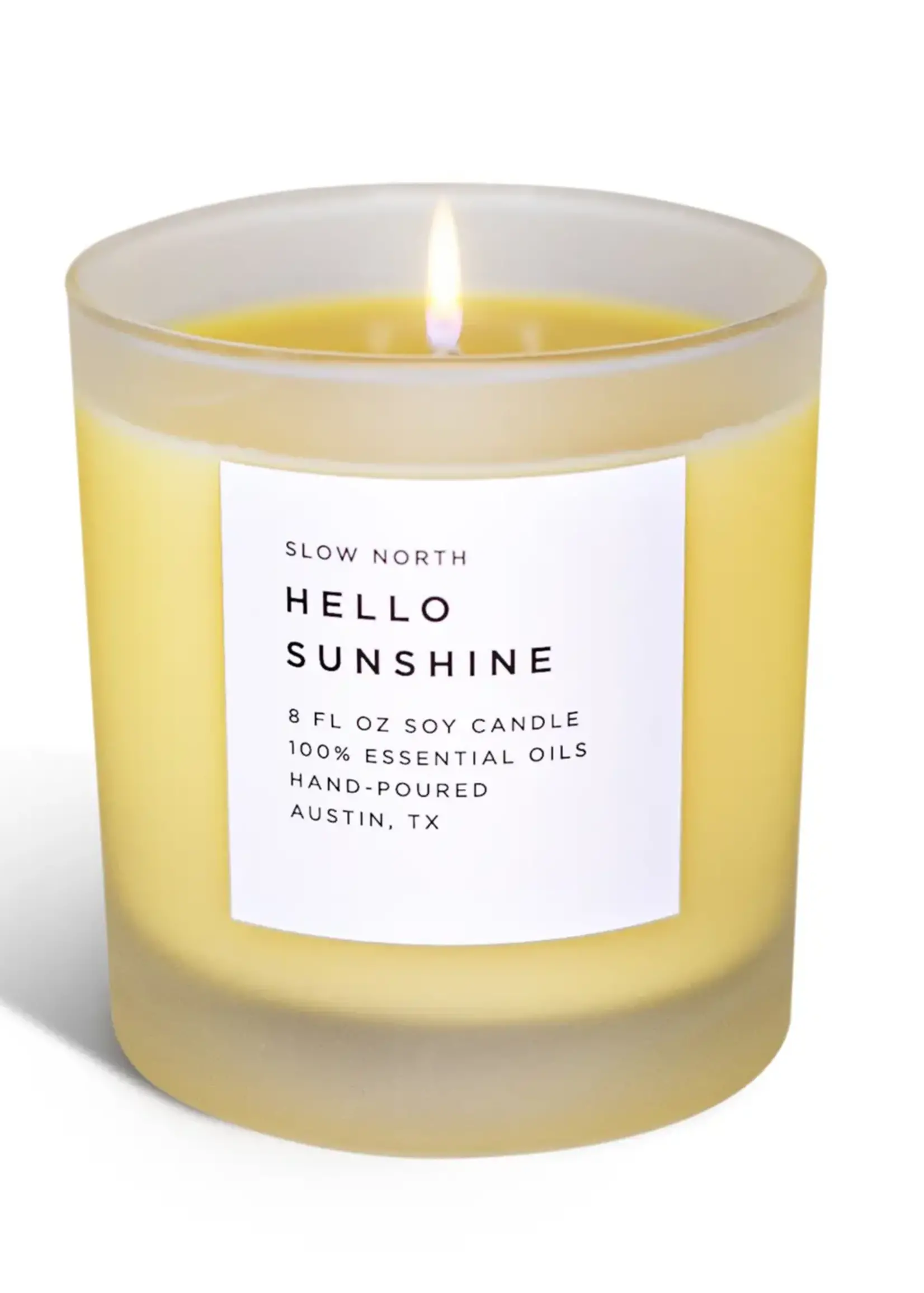 slow north Slow North Hello Sunshine Frosted Candle