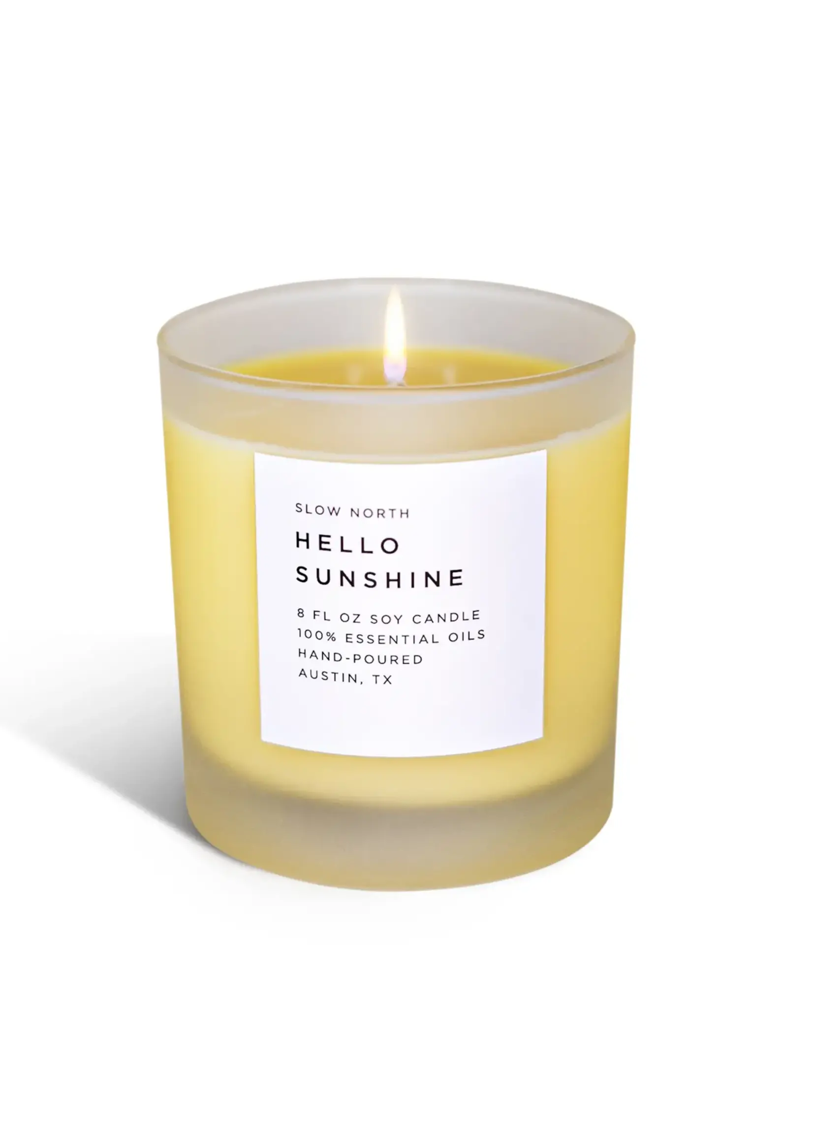 slow north Slow North Hello Sunshine Frosted Candle