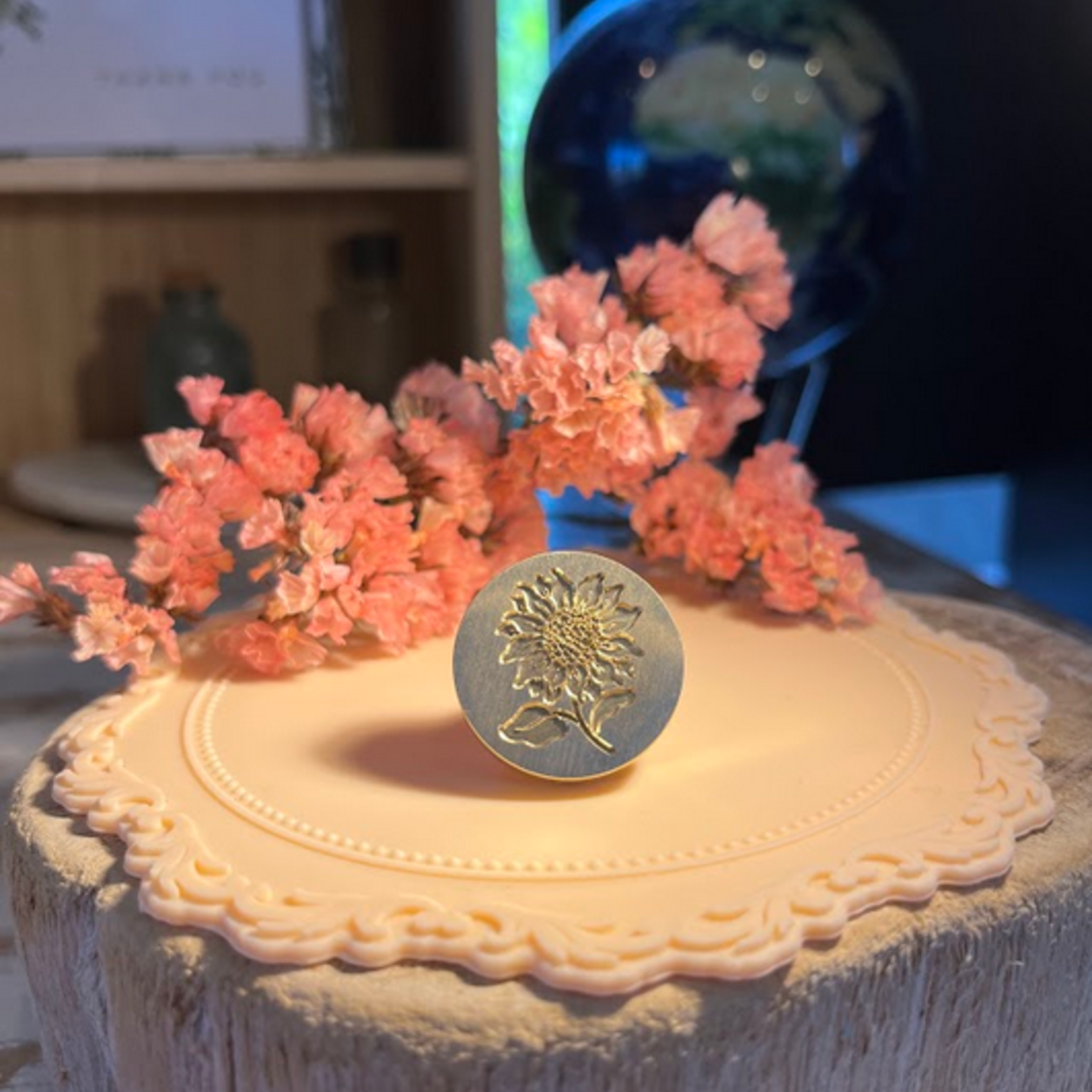 My Muses Card Shop My Muses Card Shop  Wax seal  C 268  sunflower