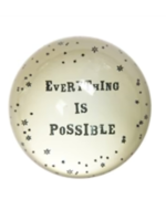 Sugarboo & Co. Sugarboo Everything Is Possible  Paperweight  4"x4"